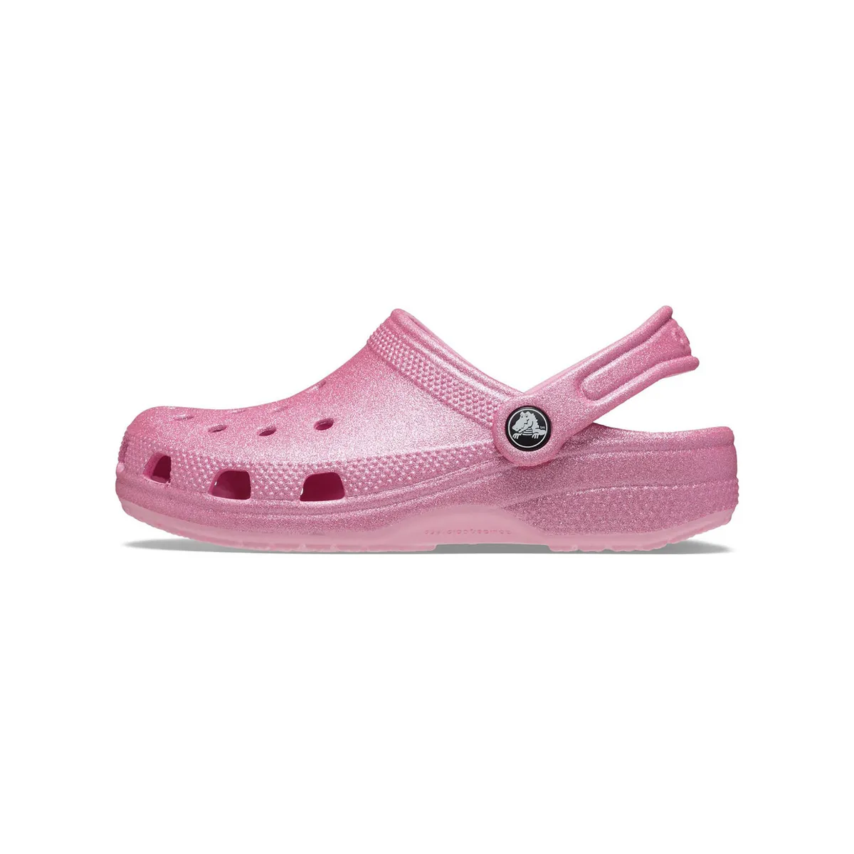 CROCS - Zueco Crocs Niñas Grandes Classic Clog Glitter Rosa CROCS