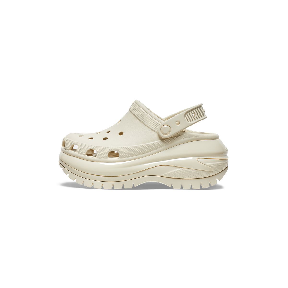 CROCS - Zueco Mujer Mega Crush Clog Beige CROCS