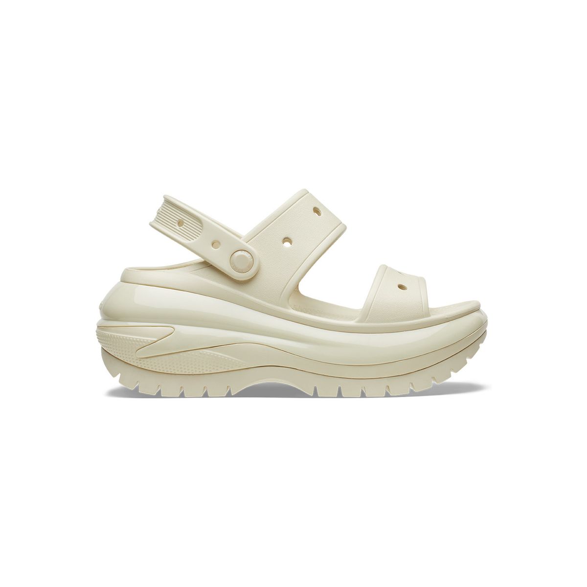CROCS - Sandalia Plataforma Crocs Unisex Mega Crush Beige CROCS