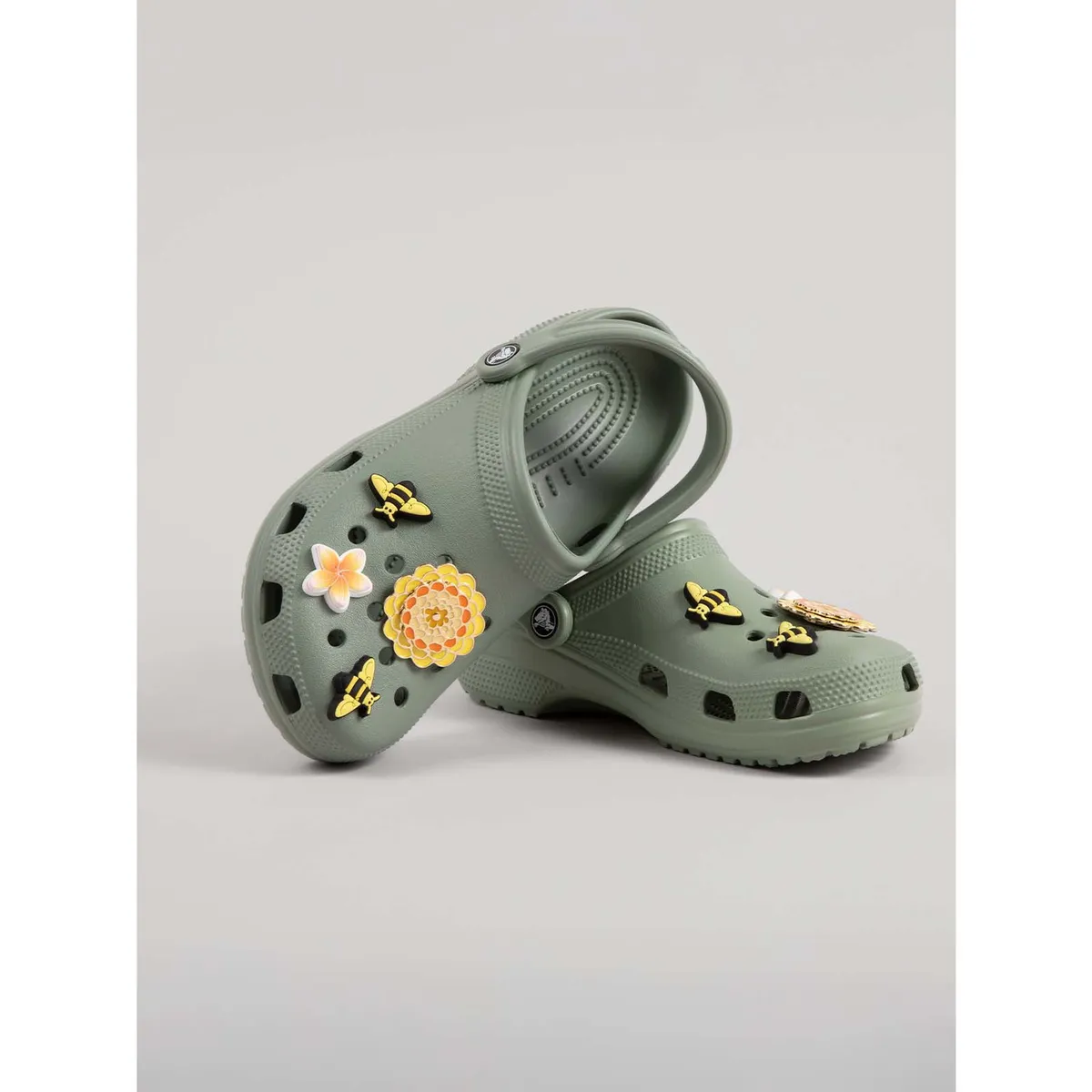CROCS - Zueco Crocs Unisex Classic Verde Oliva Suave CROCS