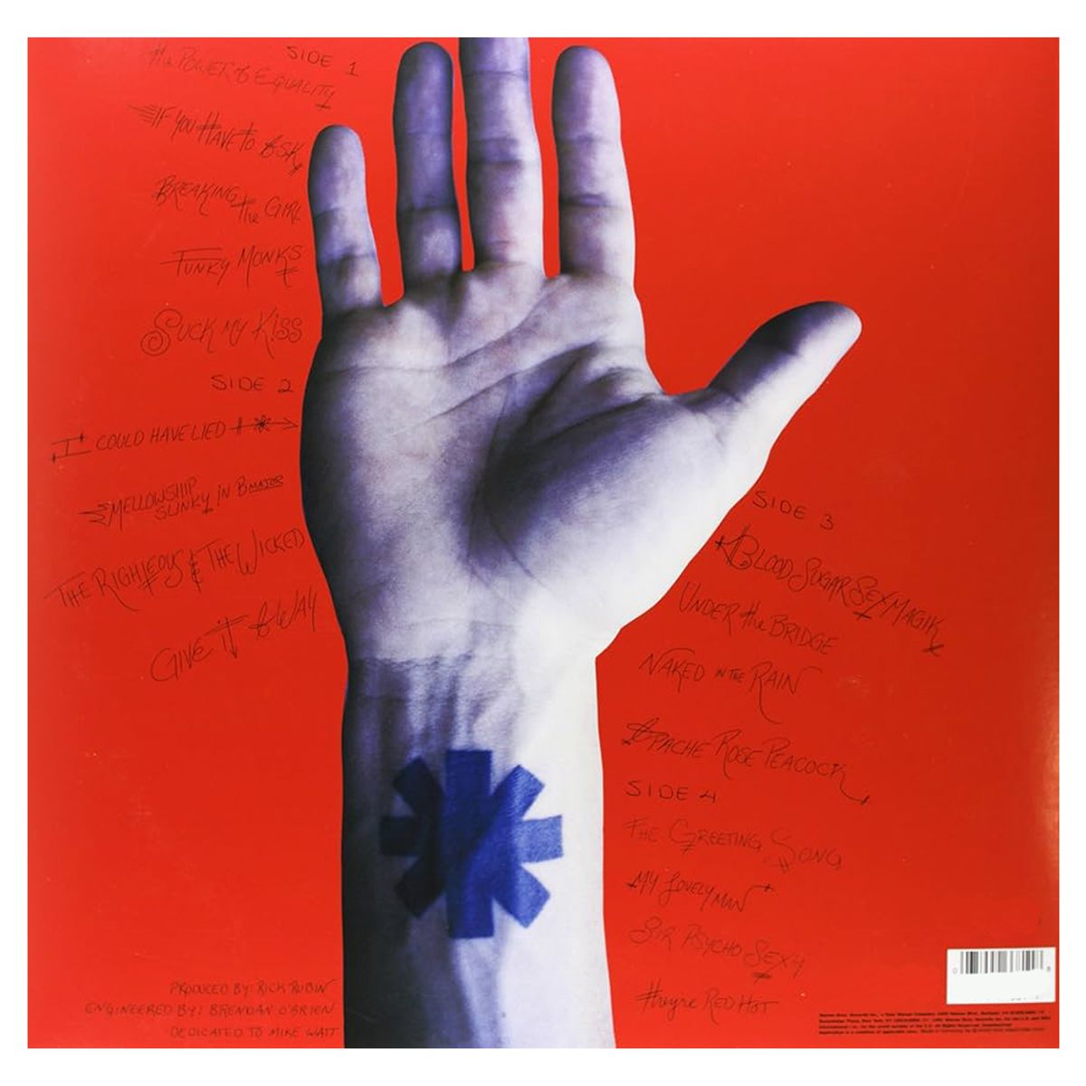 WARNER MUSIC - Red Hot Chili Peppers - Blood Sugar Sex Magik - Vinilo Doble