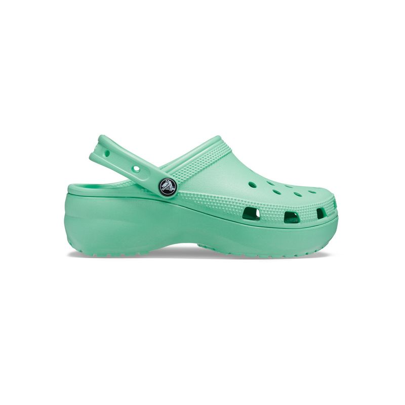 CROCS - Zueco Mujer Classic Ptfm Clog Verde CROCS.