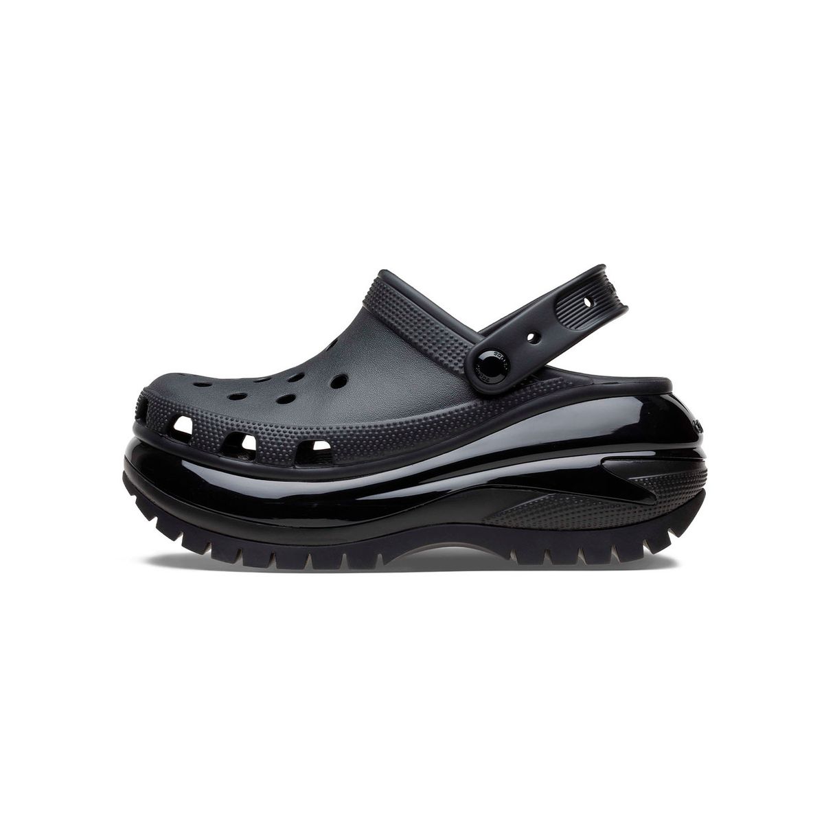 CROCS - Zueco Mujer Mega Crush Clog Negro CROCS