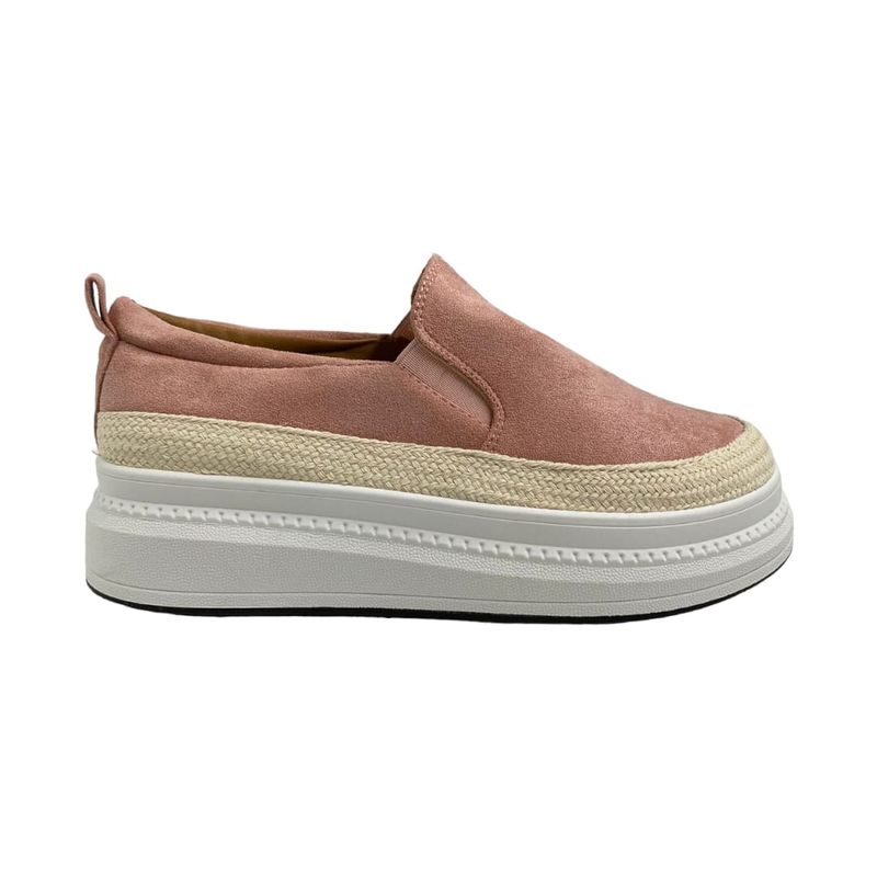 HERIEL - Zapatilla Gamuza Plataforma Colores.