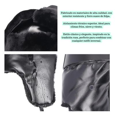 Imagen 2 del producto Gorro Ruso Invierno Ushanka Hombre
