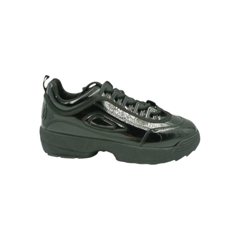 HERIEL - Zapatilla Negra Plataforma Mujer