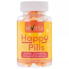 REVITTA WELLNESS - Happy Pills 180 Caps 1 Frasco Revitta. Animo / Vitalidad