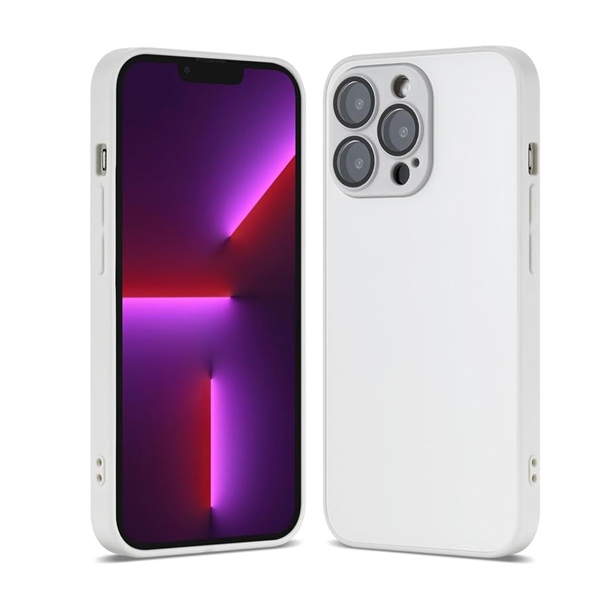 GENERICO - Carcasa Magsafe Con Logo Para iPhone 16 Pro Max / Blanco.