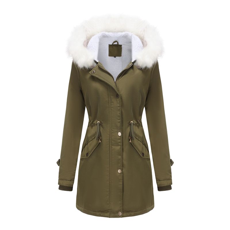BLWOENS - Chaqueta térmica con capucha para mujeres-Verde