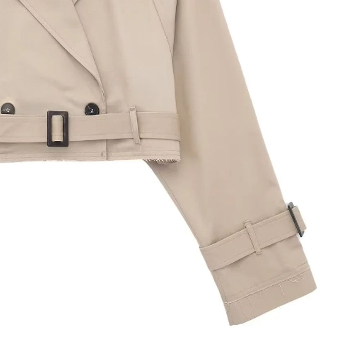 BLWOENS - Chaqueta corta para mujer -Beige