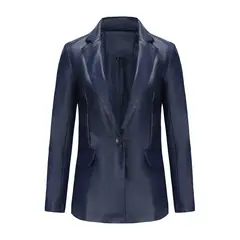 BLWOENS - Abrigo formal para mujer -Azul.