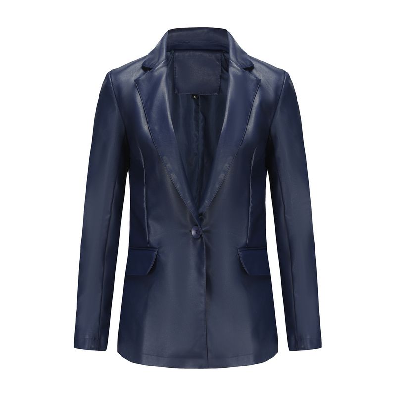 BLWOENS - Abrigo formal para mujer -Azul.