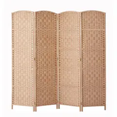 GENERICO - Biombo Separador de Ambientes 180cm*200cm 4 Paneles