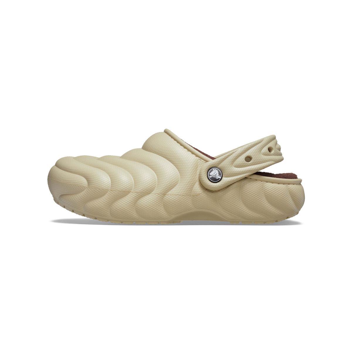 CROCS - Zueco Crocs Unisex Lined Overpuff Clog Beige CROCS