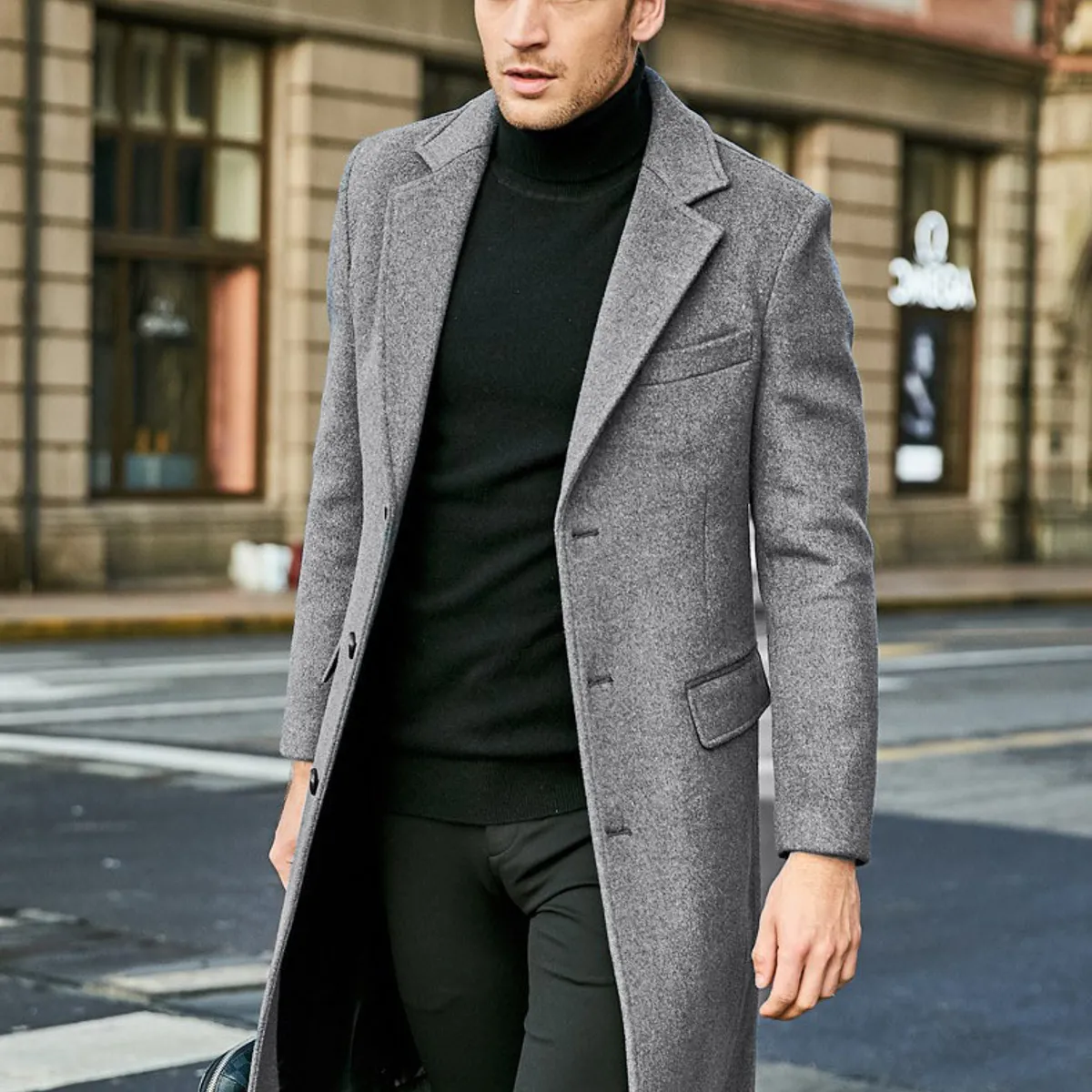 BLWOENS - Chaqueta Hombre - Gris