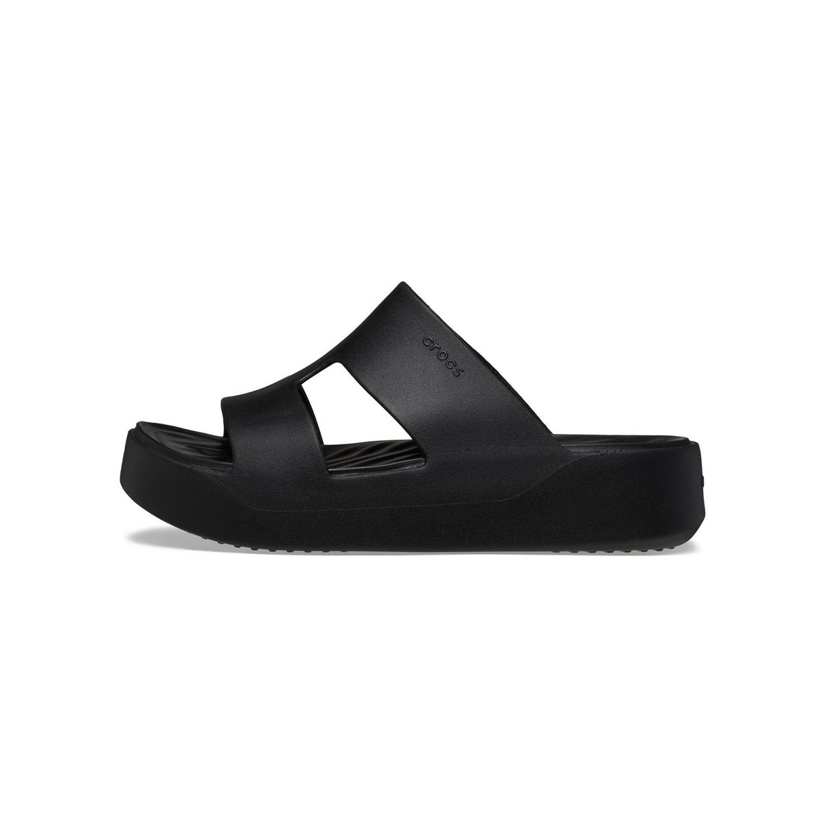 CROCS - Sandalia Crocs Mujer Getaway Plataforma H-Strap Negro CROCS