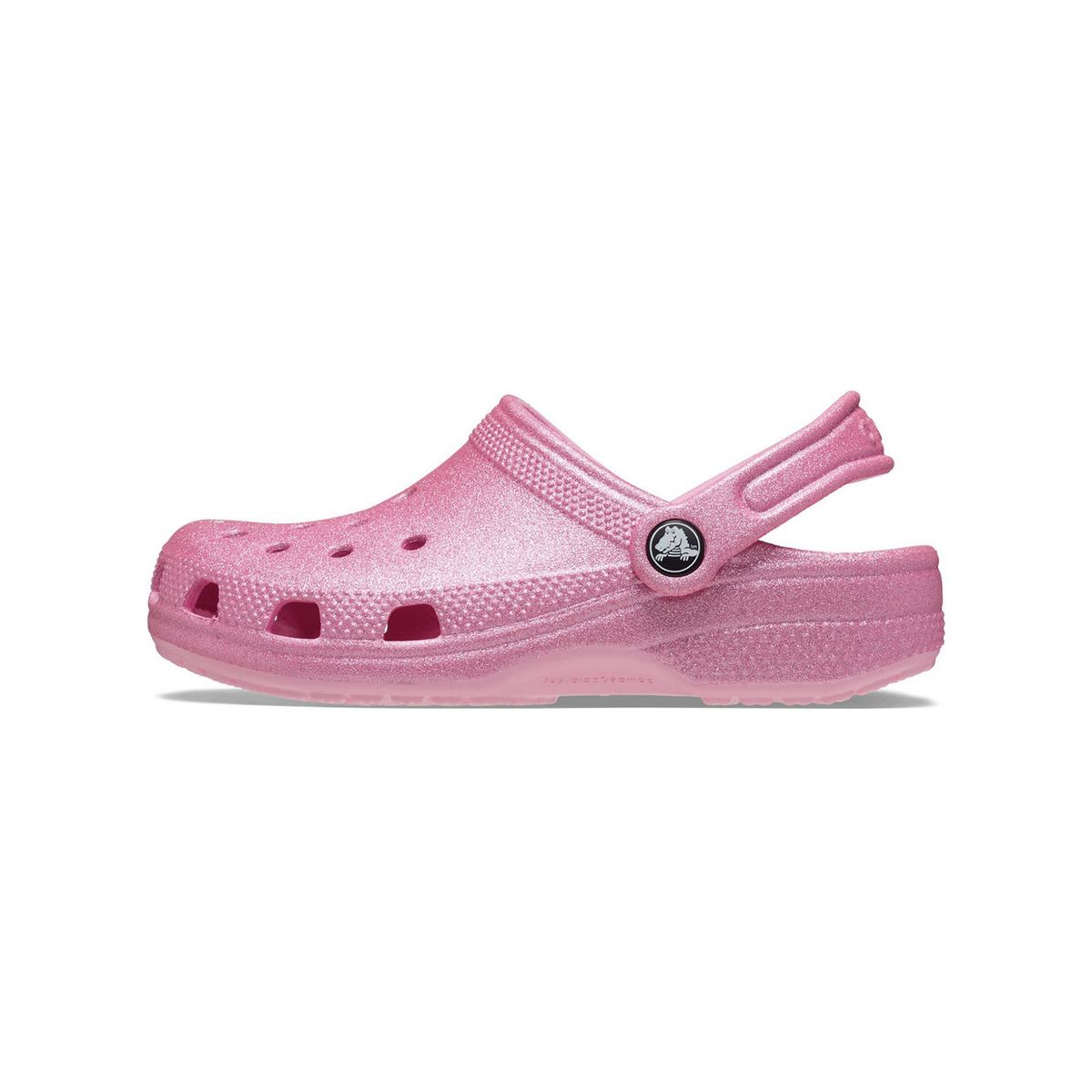 CROCS - Zueco Crocs Niñas Grandes Classic Clog Glitter Rosa CROCS