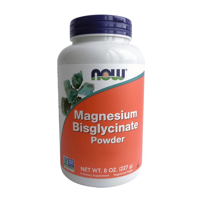 NOW - MAGNESIUM BISGLYCINATE POWDER 227GR