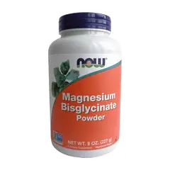 NOW - MAGNESIUM BISGLYCINATE POWDER 227GR