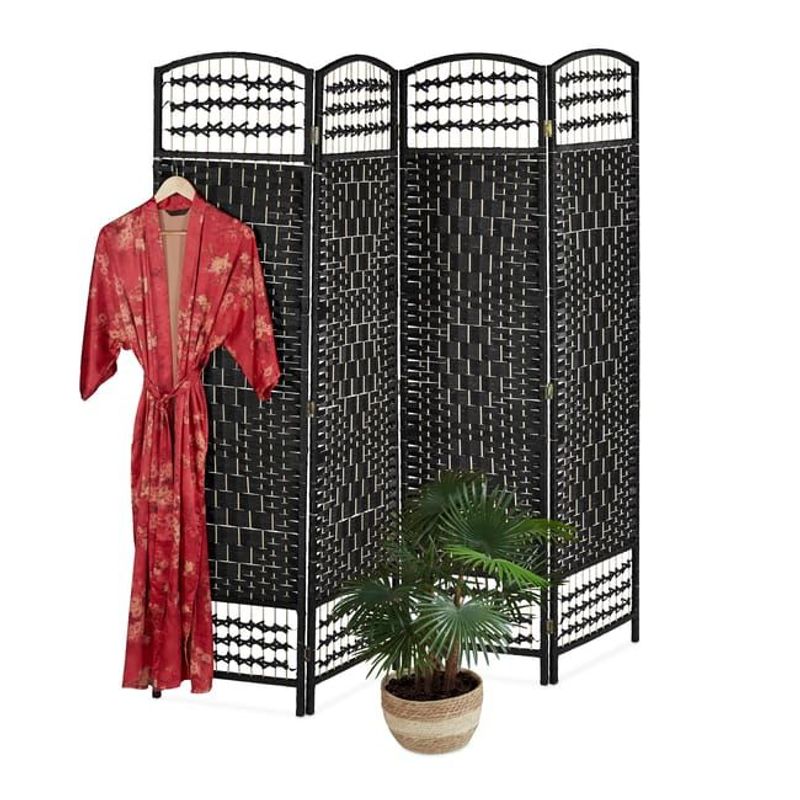GENERICO - Biombo Separador de Ambientes 180cm*200cm de 4 Paneles