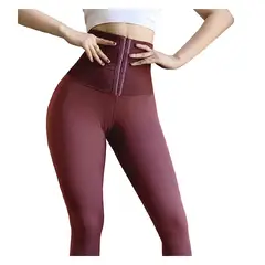 ANDESLAND OUTDOOR APPAREL - Calza Con Faja Reductora Cape Burdeo Mujer