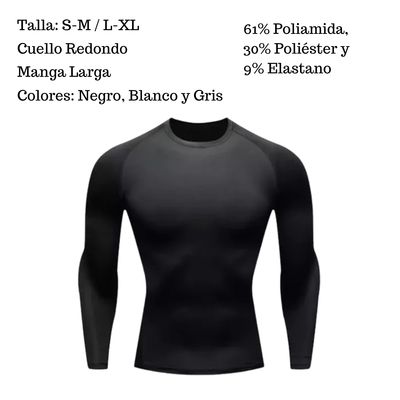 Imagen 2 del producto Polera Primera Capa Compresión Sin Costuras