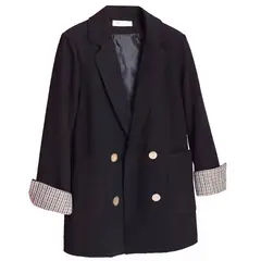 BLWOENS - Chaqueta casual para mujeres - Negro.