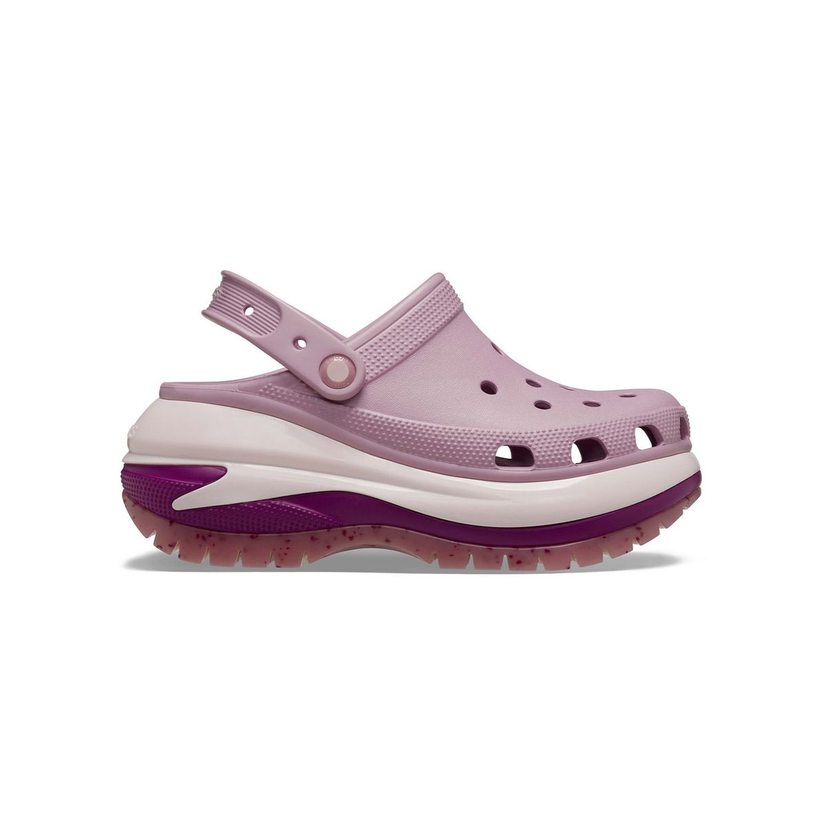 CROCS - Zueco Plataforma Crocs Unisex Mega Crush Clog Morado CROCS
