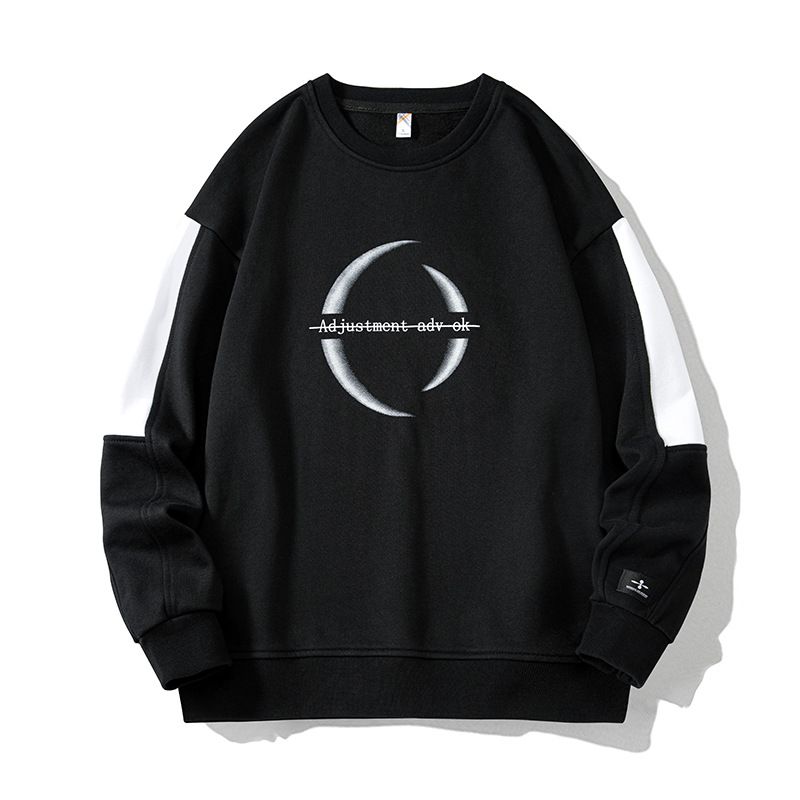 BLWOENS - Polerón casual para hombre - negro