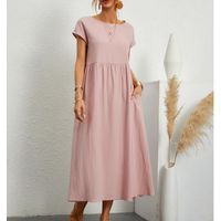 Vestido Largo Algodón Mujer