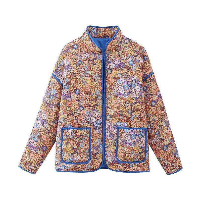 BLWOENS - Chaqueta abierta con diseño para mujer -Azul