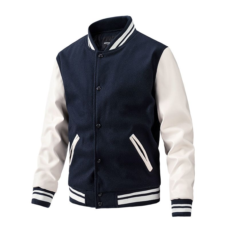 BLWOENS - Chaqueta con botones para hombres -Azul.