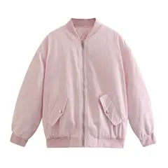 BLWOENS - Chaqueta sin gorro para mujer -Rosado