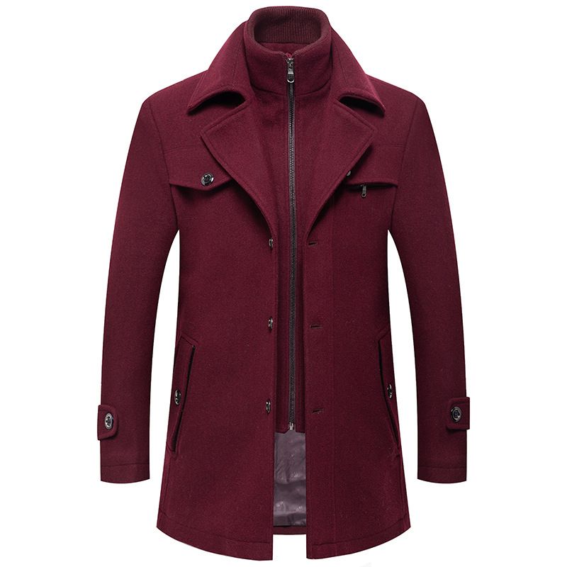 BLWOENS - Chaqueta de moda para hombres - Rojo