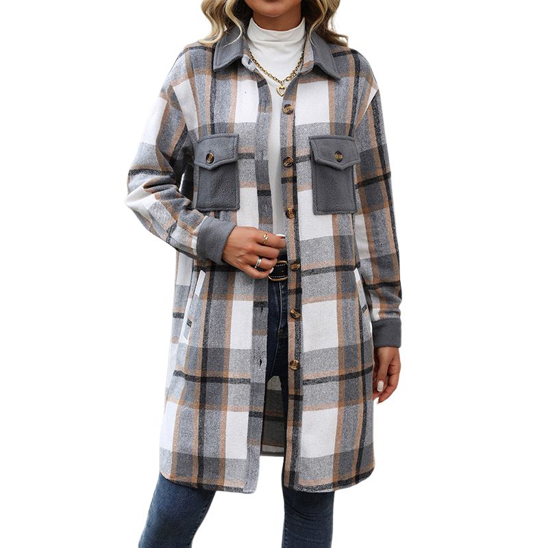 BLWOENS - Chaqueta para mujer - Gris