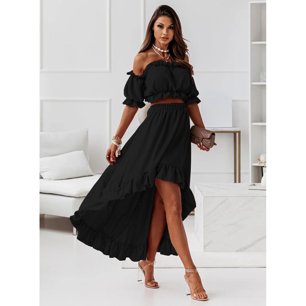 TIOZONEY - Vestido Largo Mujer