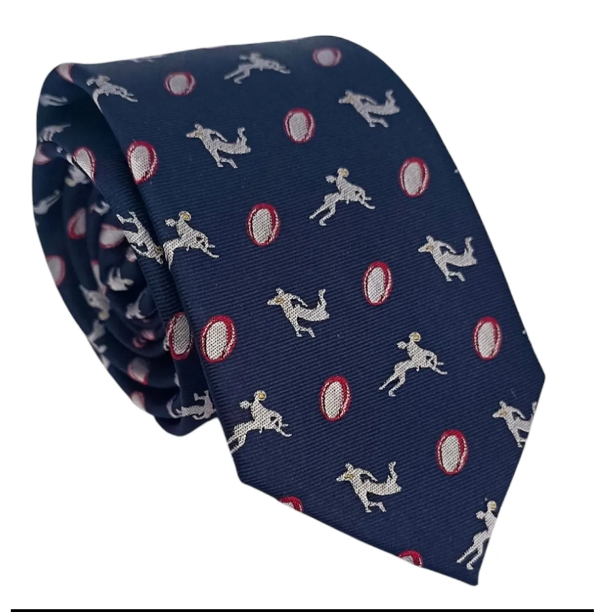 LUCIA CORBATAS - Corbata seda diseño chileno RUGBY Luciacorbatas