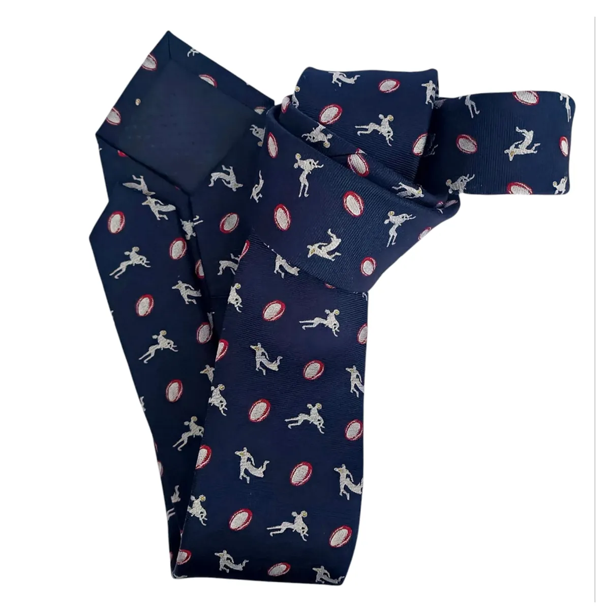 LUCIA CORBATAS - Corbata seda diseño chileno RUGBY Luciacorbatas