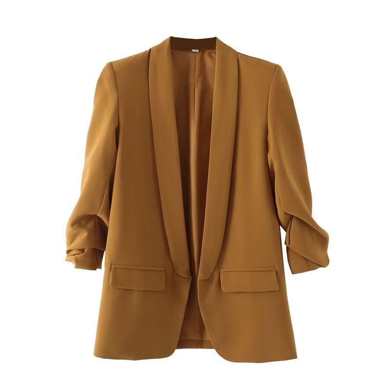 BLWOENS - Chaqueta casual para mujeres - Café
