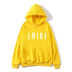 BLWOENS - Sudadera con capucha para hombres y mujeres 2021-Amarillo