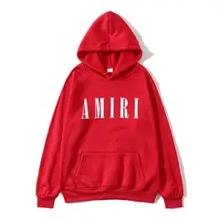 BLWOENS - Sudadera con capucha para hombres y mujeres 2021-Rojo