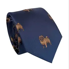 LUCIA CORBATAS - Corbata seda diseño chileno PUG Luciacorbatas