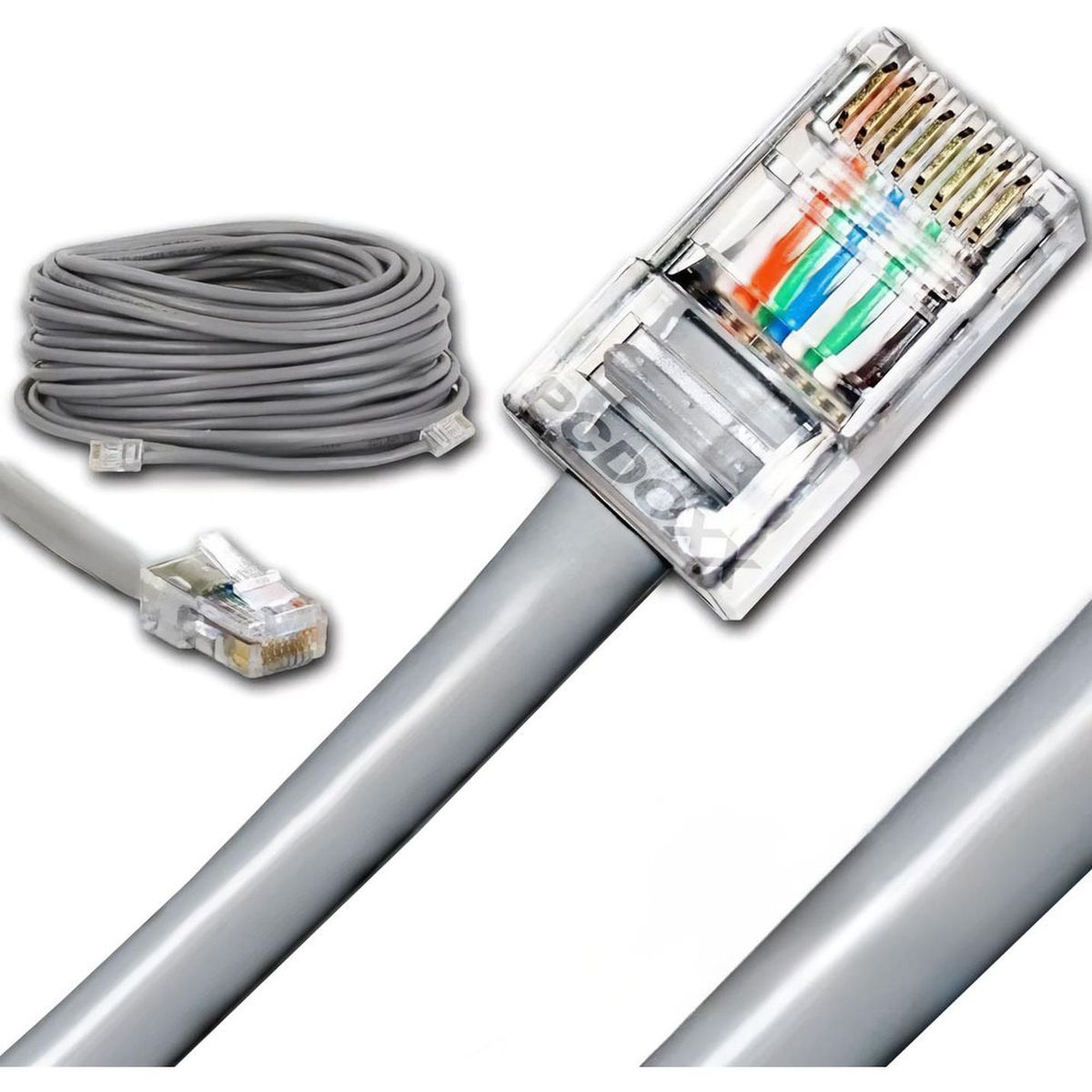 GEN - Cable Red 3 Mts Utp Rj45 Cat 6 Internet Directo Paralelo.