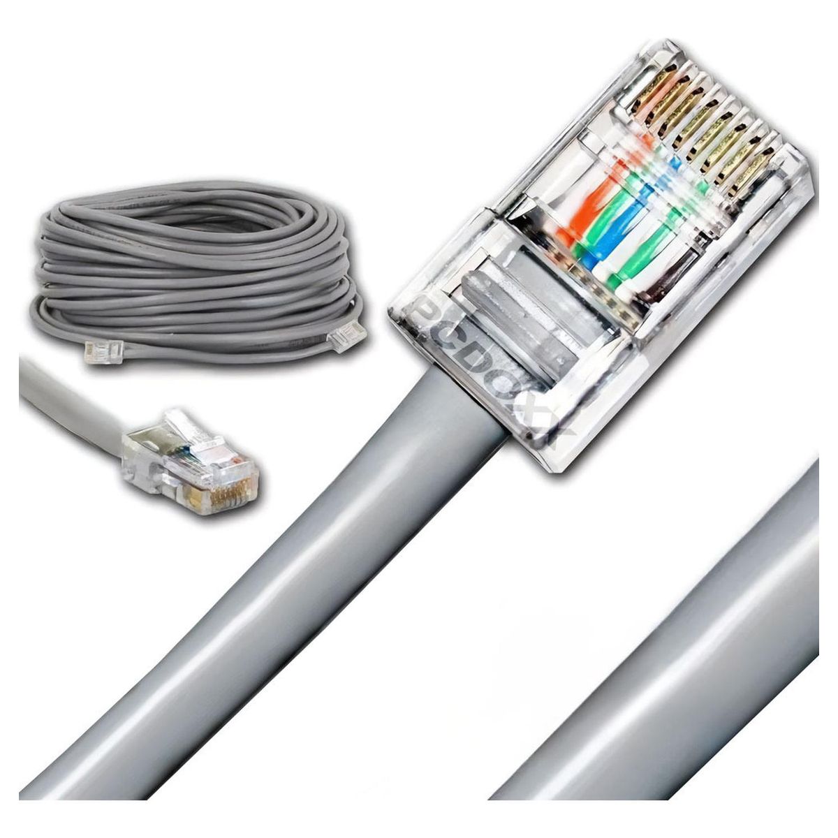 GEN - Cable Red 3 Mts Utp Rj45 Cat 6 Internet Directo Paralelo.