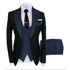 XPRESS RECHARGE - Terno muy elegante de 4 Piezas(chaqueta,chaleco,pantalon,Corbata)