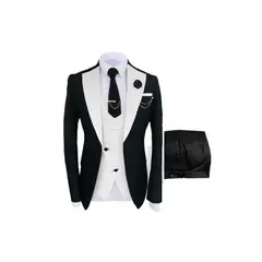 XPRESS RECHARGE - Terno muy elegante de 4 Piezas(chaqueta,chaleco,pantalon,Corbata)