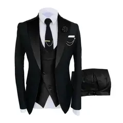 XPRESS RECHARGE - Terno muy elegante de 4 Piezas(chaqueta,chaleco,pantalon,Corbata)