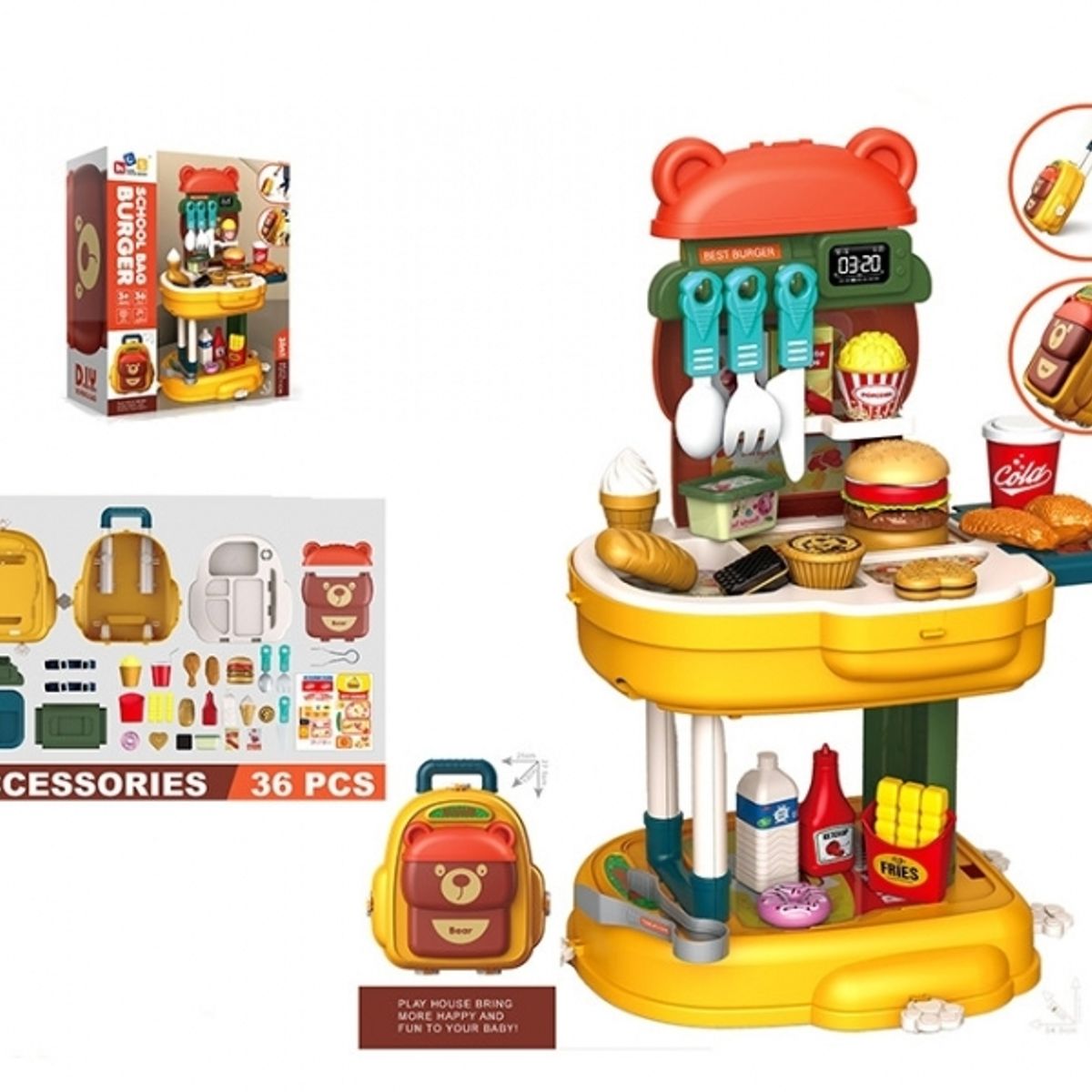 GENERICO - PLAY AT HOME 689-41 KITCHEN FOOD TOYS