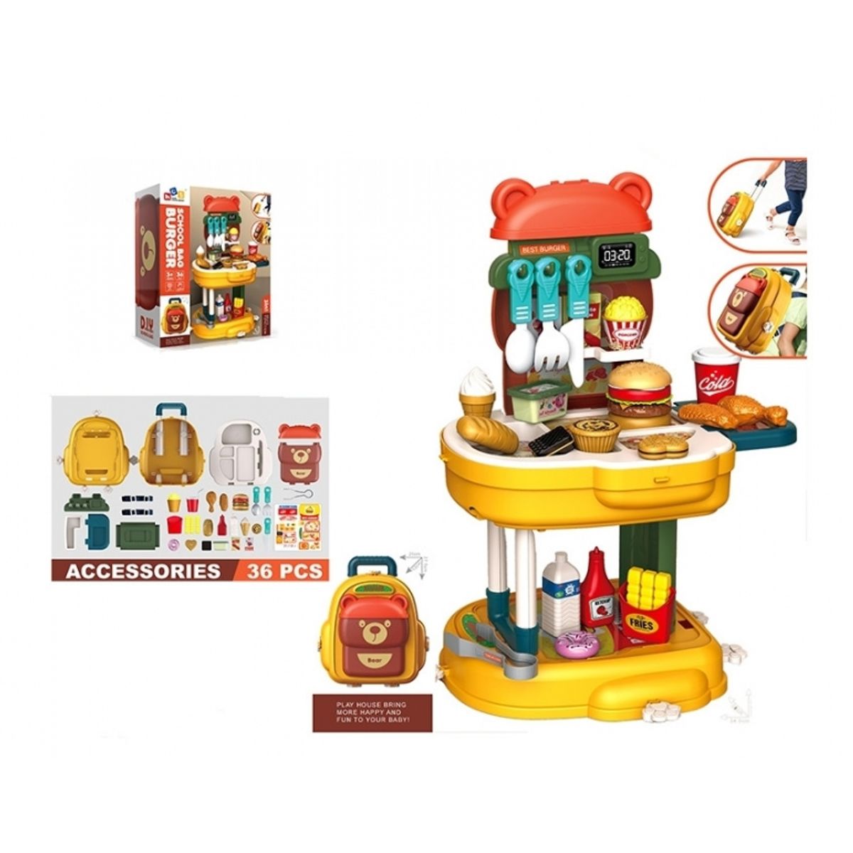 GENERICO - PLAY AT HOME 689-41 KITCHEN FOOD TOYS