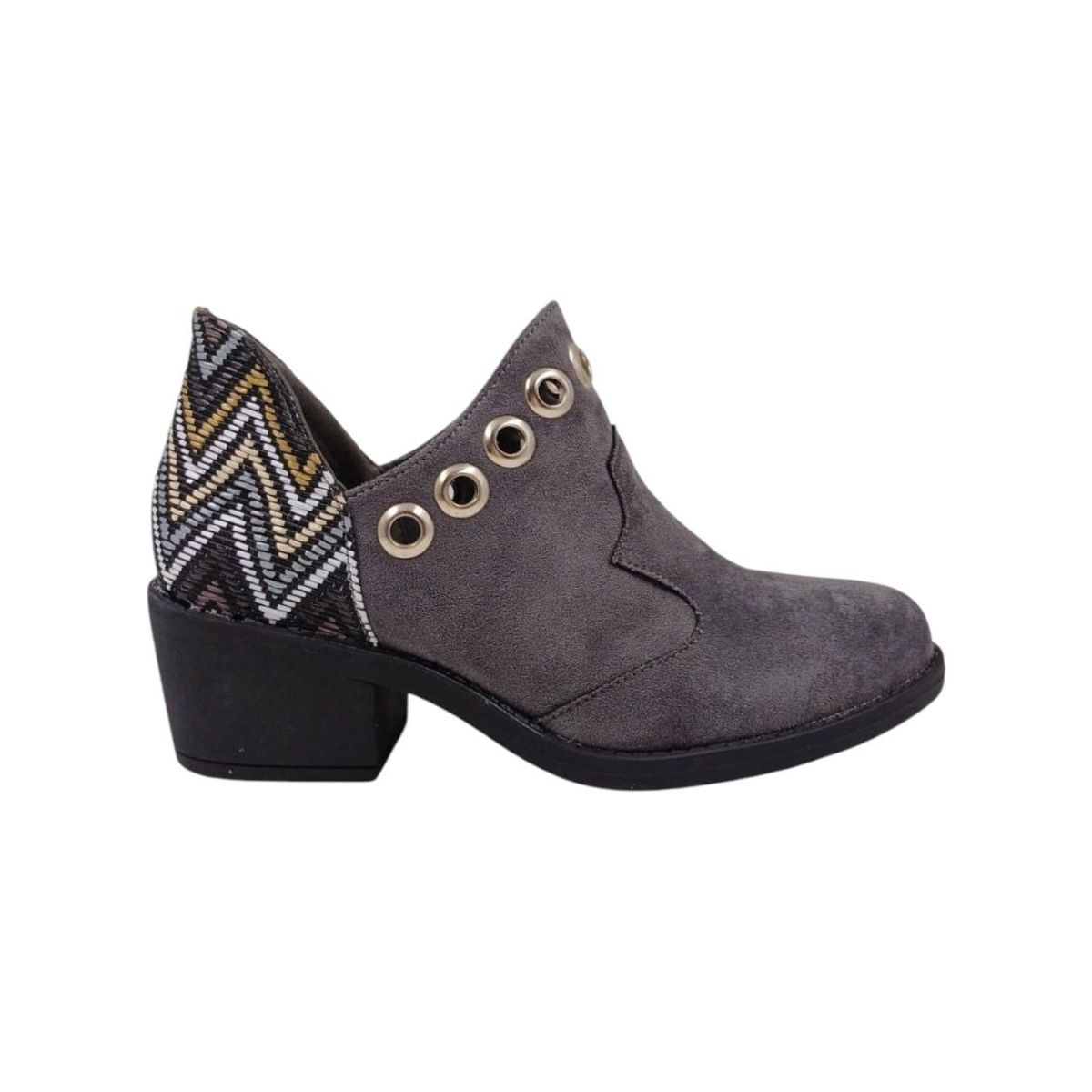 HERIEL - Botín Gris Taco Mujer